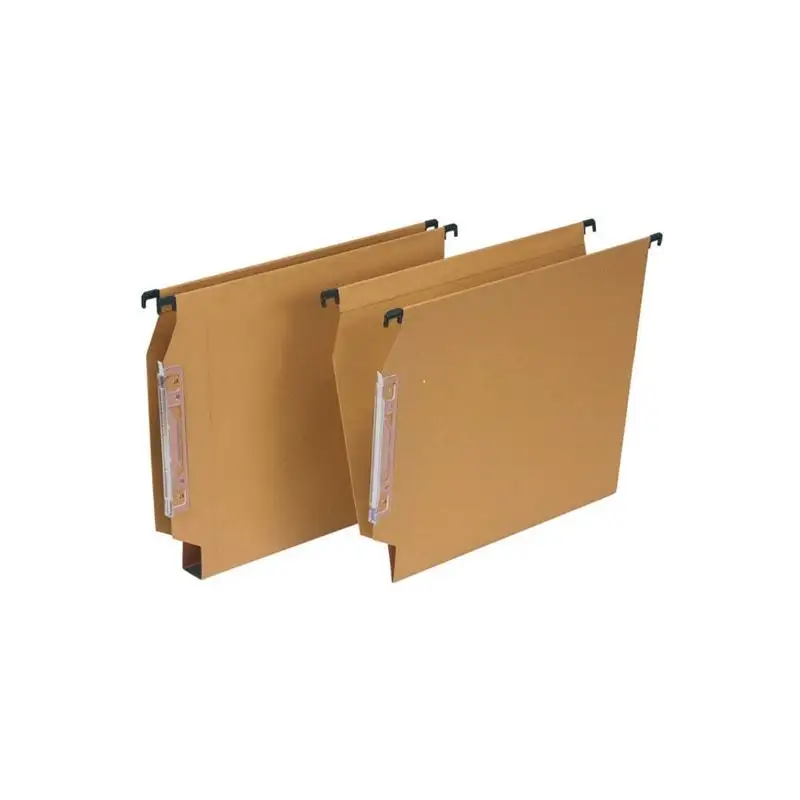 (00010549) GRAFOPLÁS CARPETAS COLGANTES VISOR LATERAL CARTULINA FOLIO LOMO V KRAFT -50U-