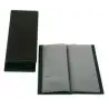 (03771010) GRAFOPLÁS PORTATARJETAS AMERICANO BASIC 290X140MM PARA 160 TARJETAS DE 105X68MM PVC NEGRO