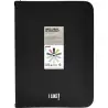 (04802910) GRAFOPLÁS CARPETA ANILLAS MIXTAS 4X25MM CON CREMALLERA I LIKE A4+ PP RÍGIDO OPACO NEGRO