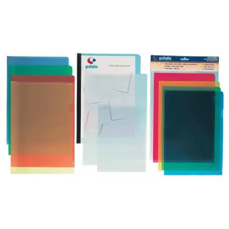(05281120) GRAFOPLAS DOSSIER UÑERO A4 POLIPROPILENO VERDE BOLSA -10UD-