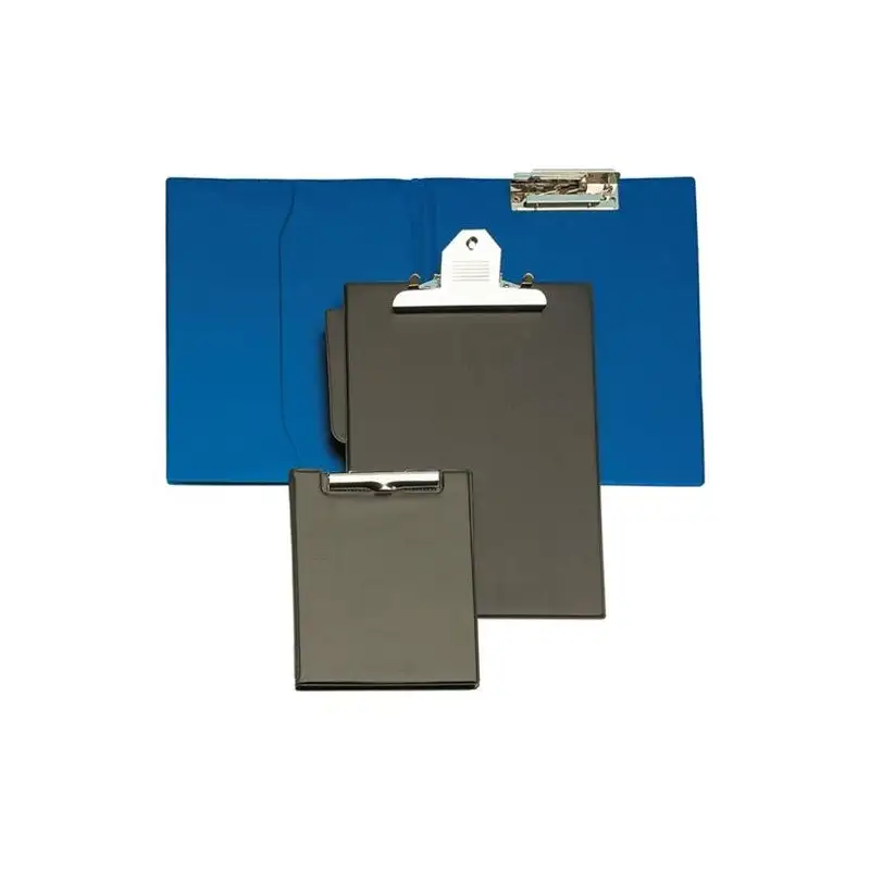 (1570010) GRAFOPLÁS CARPETA CON PINZA MINICLIP FOLIO C/BOLSA INTERIOR PVC FLEXIBLE NEGRO