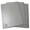 (44411071) GRAFOPLAS SEPARADORES NUMERICOS A4 PP 1-31 POSICIONES 16 TALADROS OPACO GRIS