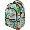 (37502215) GRAFOPLÁS MOCHILA ROMMY REVOLUTION GREEN 3 COMPARTIMENTOS C/CANDADO ADAPTABLE A CARRITO