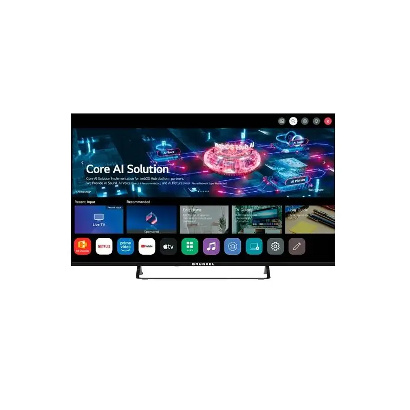 (QLED-5526WBS) GRUNKEL TELEVISIÓN QLED 55" SMART TV 4K