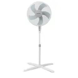 (FAN-165X) GRUNKEL VENTILADOR DE PIE 50W REGULABLE 3 VELOCIDADES BLANCO