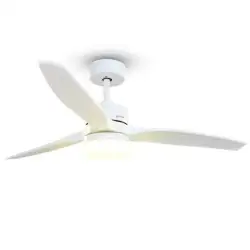 (SKYECO-52) GRUNKEL VENTILADOR DE TECHO CON LUZ 24W 6 VELOCIDADES C/TEMPORIZADOR BLANCO