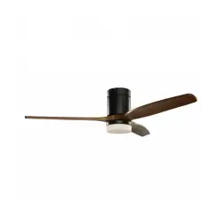 (SKYWIND-52WN) GRUNKEL VENTILADOR DE TECHO CON LUZ 41W 6 VELOCIDADES C/TEMPORIZADOR MADERA OSCURA