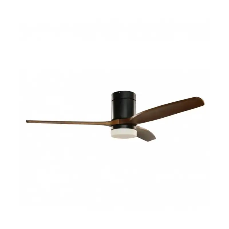 (SKYWIND-52WN) GRUNKEL VENTILADOR DE TECHO CON LUZ 41W 6 VELOCIDADES C/TEMPORIZADOR MADERA OSCURA
