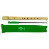 (B9508 MARFIL) HOHNER FLAUTA PLÁSTICO COLOR MARFIL FUNDA VERDE