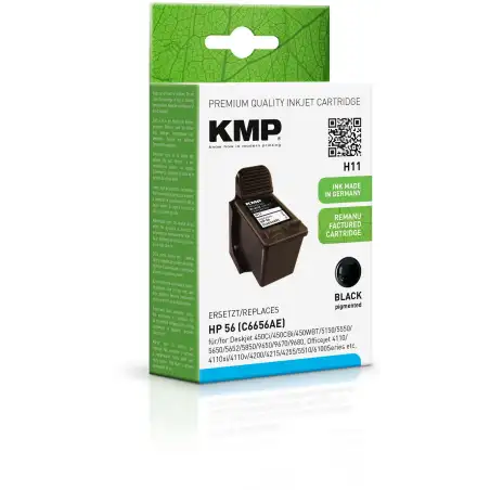 (C6656AE) TINTA KMP NEGRO DESKJET 450CI  CBI  WBT  5150  5550  5650  5652  5850  9650  9670  9680  OFFICEJET 4110  XI  V  420...
