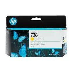 (498N7A) HP TINTA AMARILLO DESIGNJET 738