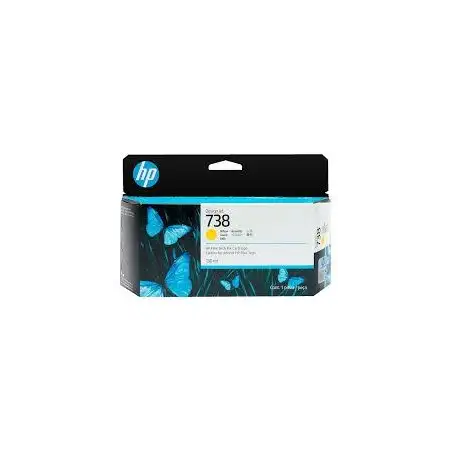 (498N7A) HP TINTA AMARILLO DESIGNJET 738
