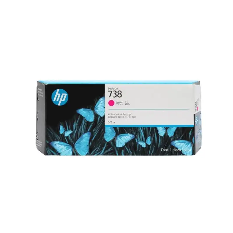 (676M7A) HP TINTA MAGENTA DESIGNJET 738 *ALTA CAPACIDAD