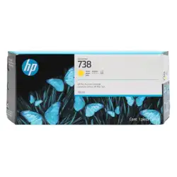 (676M8A) HP TINTA AMARILLO DESIGNJET 738 *ALTA CAPACIDAD
