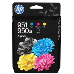 (C3WK1AE) HP TINTA CUATRICOLOR 950XLBK/951CMY