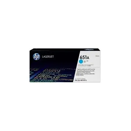 (CE341A) HP LASERJET INTERPRISE 700MFP/M775 TONER CIAN 651A