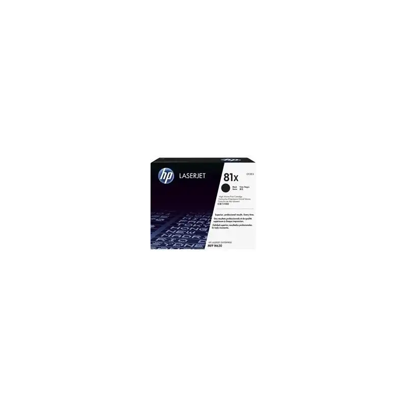 (CF281X) HP LASERJET M605 TONER NEGRO ALTA 81X 25.000 PÁGINAS ALTA CAPACIDAD
