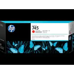 (F9K06A) HP TINTA ROJO CROMATICO DESIGNJET 745 *ALTA CAPACIDAD*