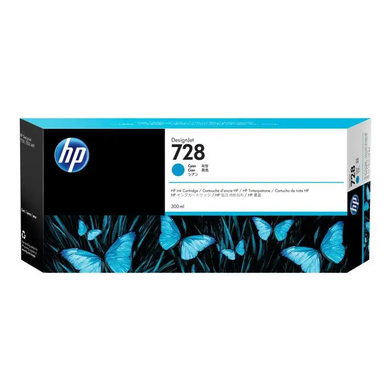 (F9K17A) HP DESIGNJET 728 CARTUCHO CIAN ALTA CAPACIDAD