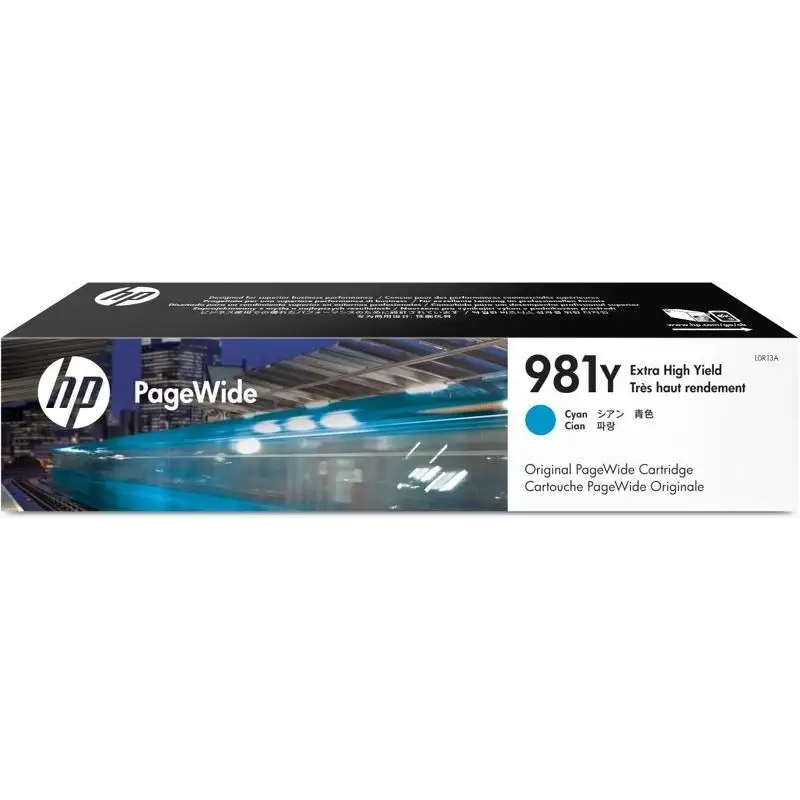 (L0R13A) HP CARTUCHO DE TINTA CIAN PAGEWIDE 981Y