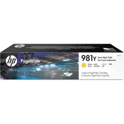(L0R15A) HP CARTUCHO DE TINTA AMARILLO PAGEWIDE 981Y