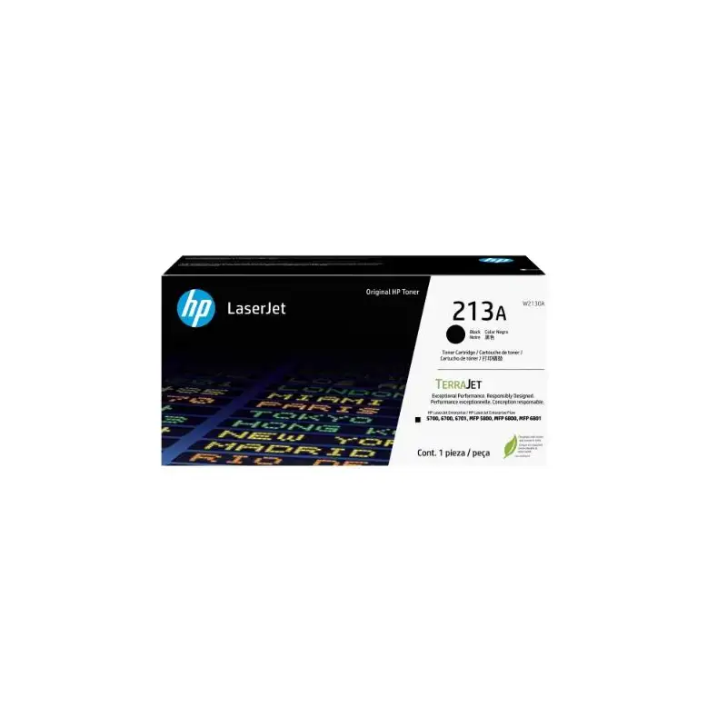 (W2130A) HP TONER NEGRO HP LASERJET ENTERPRISE 5700/5700DN/6701DN/6700/6700DN - MFP 5800/5800DN/5800F/6800 /6800DN -213A