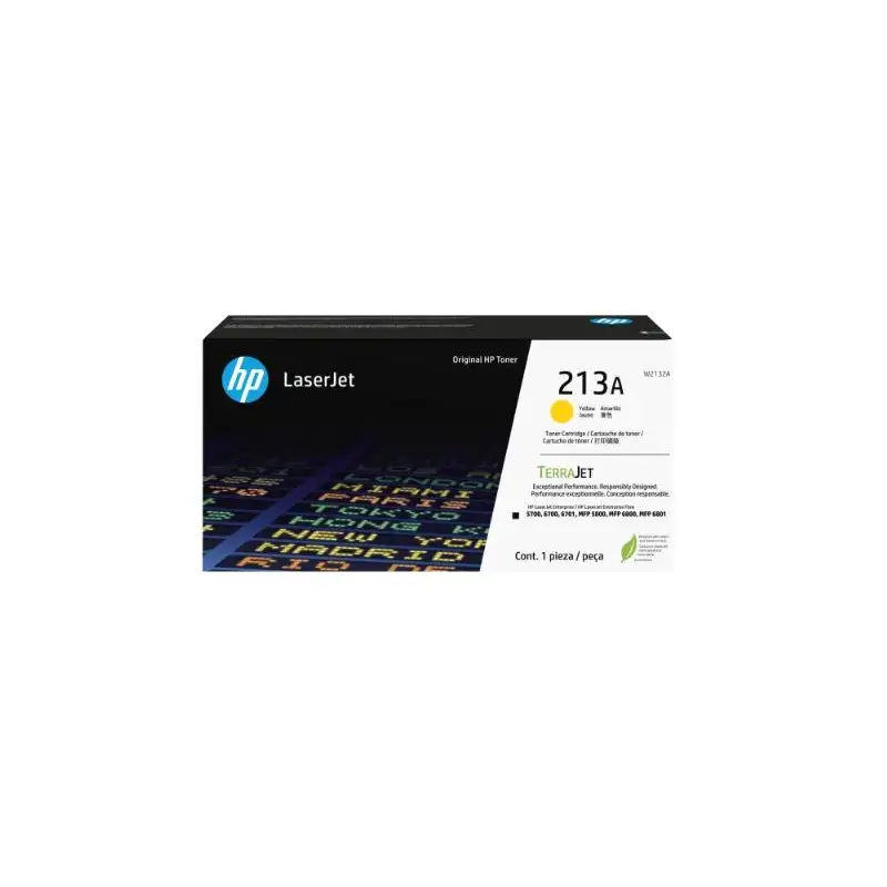 (W2132A) HP TONER AMARILLO HP LASERJET ENTERPRISE 5700/5700DN/6701DN/6700/6700DN - MFP 5800/5800DN/5800F/6800 /6800DN -213A