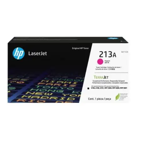(W2133A) HP TONER MAGENTA HP LASERJET ENTERPRISE 5700/5700DN/6701DN/6700/6700DN - MFP 5800/5800DN/5800F/6800 /6800DN -213A