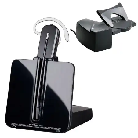 (8R706AA) HP POLY PACK AURICULAR INALÁMBRICO CS540 CON DESCOLGADOR HL10 C/ MICRÓFONO NEGRO