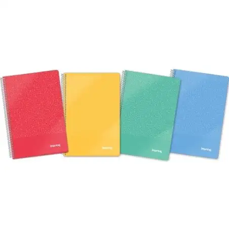 (IMP0123) IMPREX CUADERNO ESPIRAL TAPA PP FOLIO 80H 90GR PAUTA 2