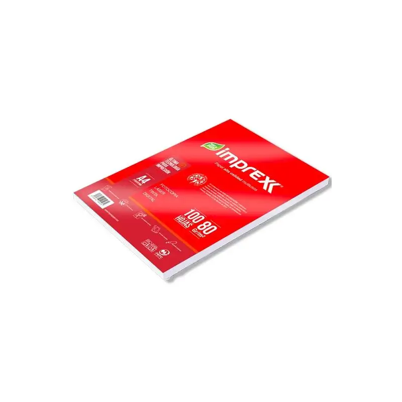 (IMPREX 100H) IMPREX PAQUETE 100H A4 80GR LISO PAPEL BLANCO