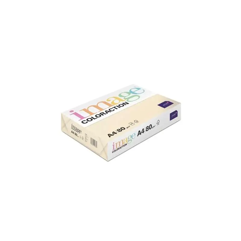 (380903) IMAGE PAPEL REPROGRÁFICO COLORACTION DIN A4 80GR PAQUETE 500H DUNE/SALMÓN ARENA -CAJA 5 UD-
