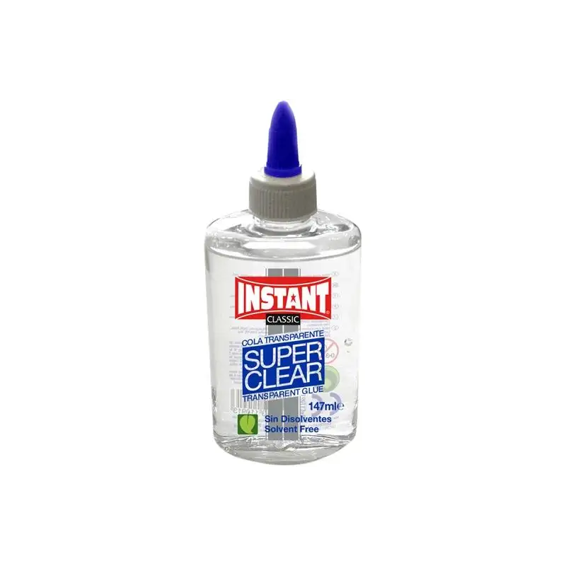 (11091) INSTANT COLA SUPERCLEAR BOTELLA 147ML TRANSPARENTE