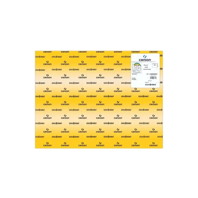 (C200005821) IRIS CARTULINA 50X65CM 280GR ORO -25U-