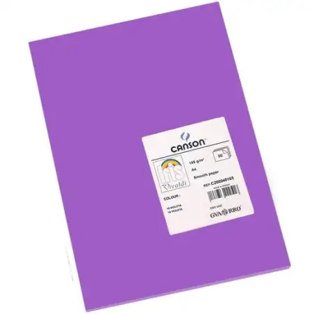 (C200040165) IRIS CARTULINA 210X297MM 185GR VIOLETA -50U-