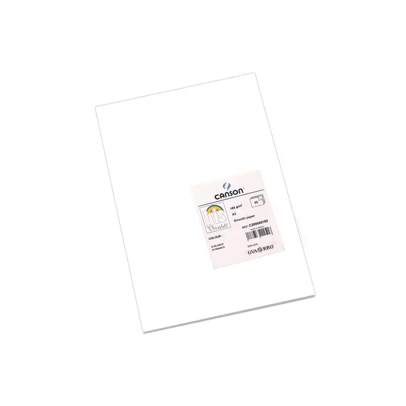 (C200040180) IRIS CARTULINA 297X420MM 185GR BLANCO -50U-