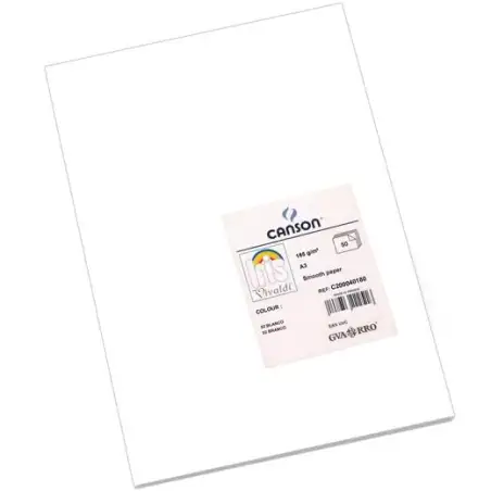 (C200040180) IRIS CARTULINA 297X420MM 185GR BLANCO -50U-