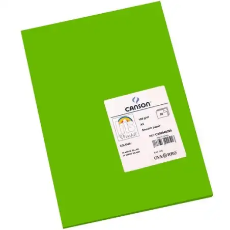 (C200040208) IRIS CARTULINA 297X420MM 185GR VERDE BILLAR -50U-