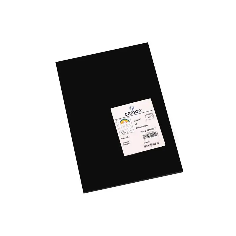 (C200040217) IRIS CARTULINA 297X420MM 185GR NEGRO -50U-