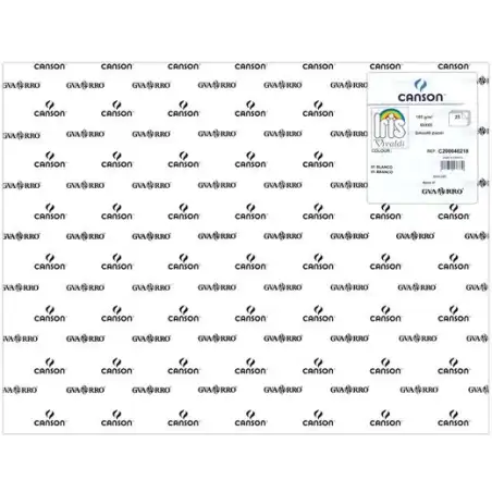(C200040218) IRIS CARTULINA 50X65CM 185GR BLANCO -25U-