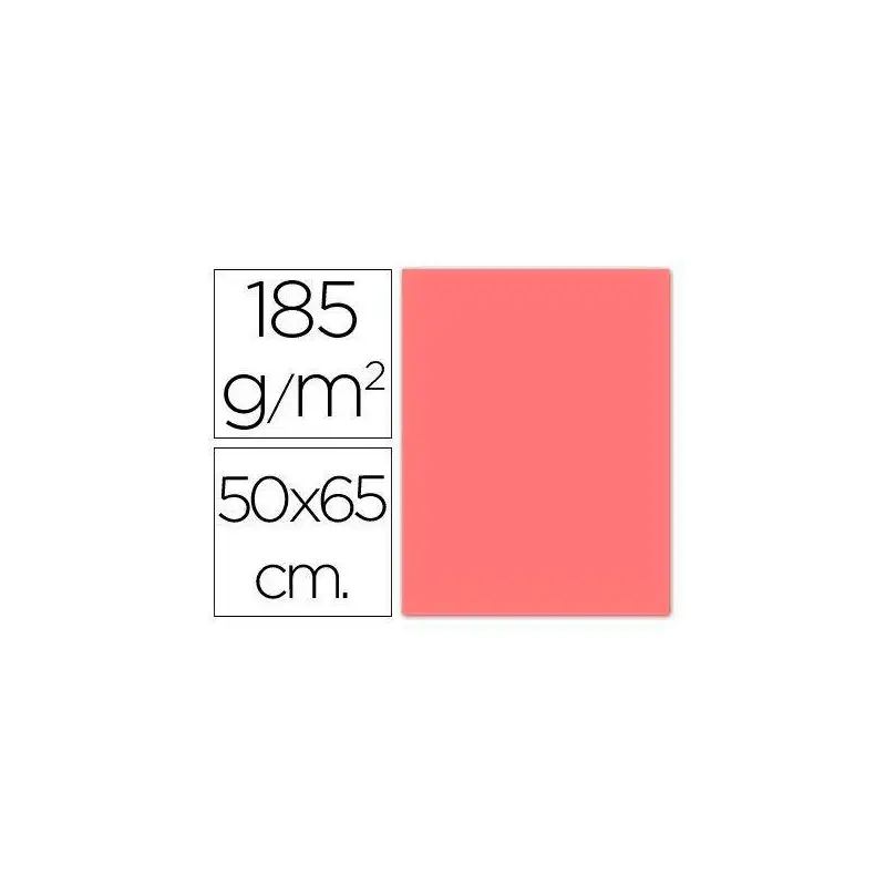 (C200040225) IRIS CARTULINA 50X65CM 185GR ROSA PÁLIDO -25U-