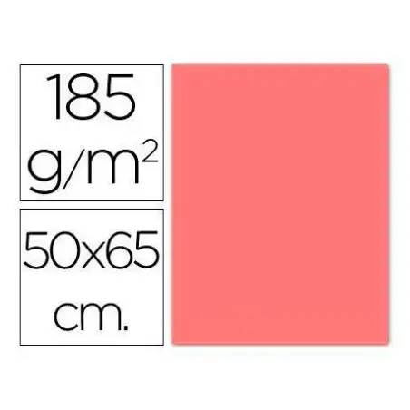(C200040225) IRIS CARTULINA 50X65CM 185GR ROSA PÁLIDO -25U-