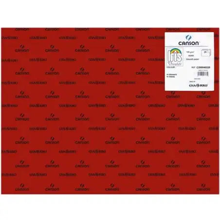 (C200040229) IRIS CARTULINA 50X65CM 185GR GRANATE -25U-