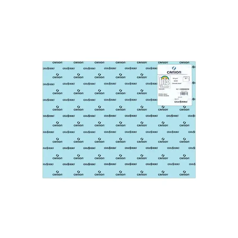 (C200040232) IRIS CARTULINA 50X65CM 185GR AZUL CIELO -25U-