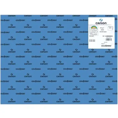 (C200040234) IRIS CARTULINA 50X65CM 185GR AZUL MAR -25U-