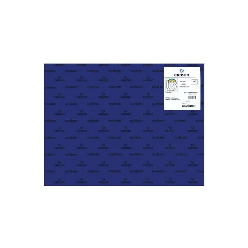 (C200040235) IRIS CARTULINA 50X65CM 185GR AZUL ULTRAMAR -25U-