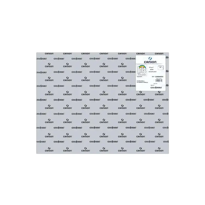 (C200040243) IRIS CARTULINA 50X65CM 185GR GRIS PERLA -25U-
