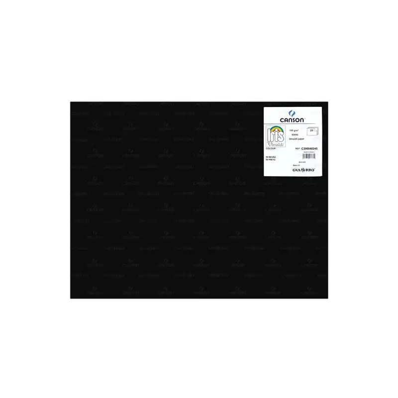 (C200040245) IRIS CARTULINA 50X65CM 185GR NEGRO -25U-