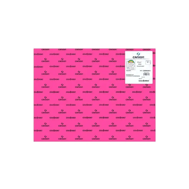 (C200403812) IRIS CARTULINA 50X65CM 250GR FUCSIA FLUOR -25U-