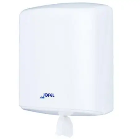 (AG47000) JOFEL DISPENSADOR DE PAPEL MECHA HASTA Ø205MM ABS BLANCO